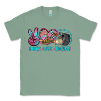 Sage peace love racing Classic Tee - AdoDesignShop