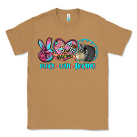 Toasted Coconut peace love racing Classic Tee - AdoDesignShop