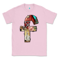 Bubblegum Pink farm life alphabet lowercase letters f Classic Tee - BundleAndBundleShop