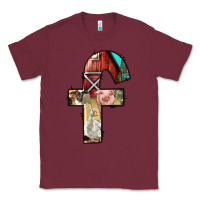 Burgundy farm life alphabet lowercase letters f Classic Tee - BundleAndBundleShop