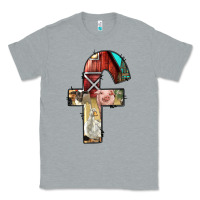Heather Grey farm life alphabet lowercase letters f Classic Tee - BundleAndBundleShop