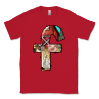 Red farm life alphabet lowercase letters f Classic Tee - BundleAndBundleShop