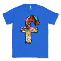 True Royal farm life alphabet lowercase letters f Classic Tee - BundleAndBundleShop
