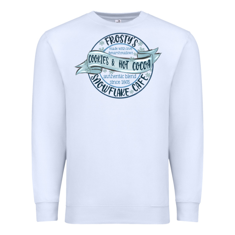 Frostys Snowflake Cafe Premium Sweatshirt by MaliasSmallBusiness | Teevron