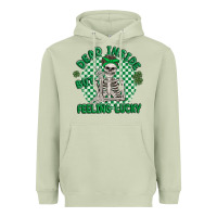 Matcha dead inside but feeling lucky Heavyweight Hoodie - MaliasSmallBusiness
