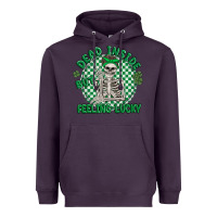 Plum dead inside but feeling lucky Heavyweight Hoodie - MaliasSmallBusiness