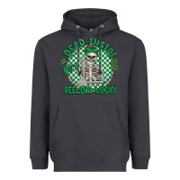 Smoke dead inside but feeling lucky Heavyweight Hoodie - MaliasSmallBusiness