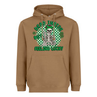 Toasted Coconut dead inside but feeling lucky Heavyweight Hoodie - MaliasSmallBusiness