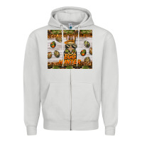 Dove Grey easter egg hunter  rabbit Zipper Hoodie - BarkalooDesign