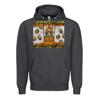 Smoke easter egg hunter  rabbit Zipper Hoodie - BarkalooDesign