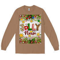 Toasted Coconut Christmas Jolly Nurse Long Sleeve Tee - Artiststas