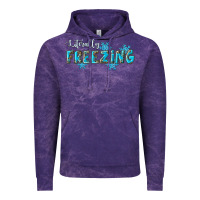 Cloud Purple literally freezing winter Vintage Hoodie - RanaPortraitStore