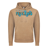 Literally Freezing Winter Vintage Hoodie | Teevron