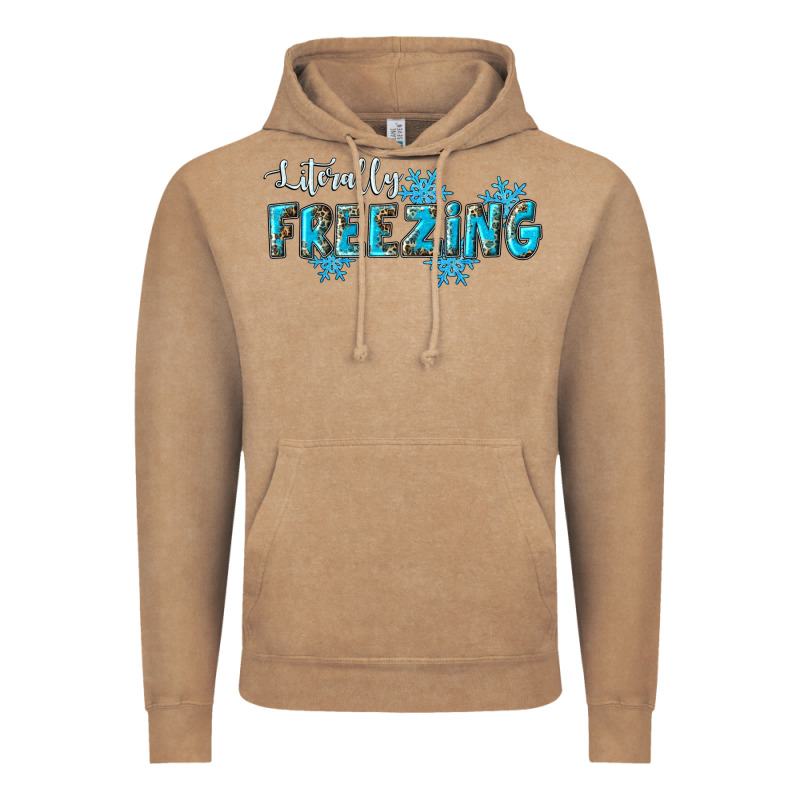 Literally Freezing Winter Vintage Hoodie by RanaPortraitStore | Teevron