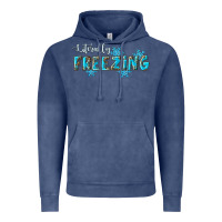Vintage Denim literally freezing winter Vintage Hoodie - RanaPortraitStore