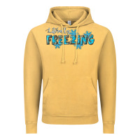 Vintage Mustard literally freezing winter Vintage Hoodie - RanaPortraitStore