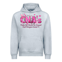 Heather Grey cna s make the world go around and everyone knows Urban Hoodie - texasbilliewilder