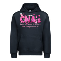 Navy cna s make the world go around and everyone knows Urban Hoodie - texasbilliewilder