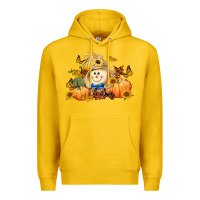 Lemon fall scarecrow Premium Hoodie - LillyAllenDesigns