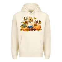 Sandshell fall scarecrow Premium Hoodie - LillyAllenDesigns