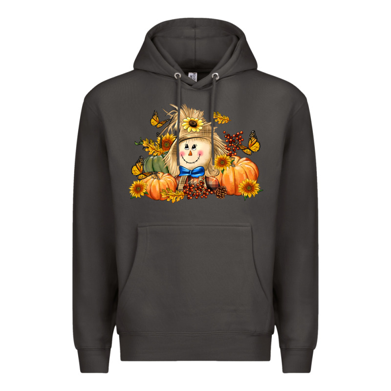 Fall Scarecrow Premium Hoodie by LillyAllenDesigns | Teevron