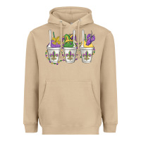 Mushroom mardi gras snowballs Heavyweight Hoodie - MaliasSmallBusiness