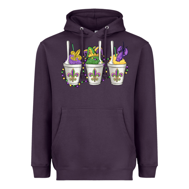 Mardi Gras Snowballs Heavyweight Hoodie by MaliasSmallBusiness | Teevron