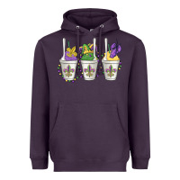 Plum mardi gras snowballs Heavyweight Hoodie - MaliasSmallBusiness
