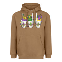 Toasted Coconut mardi gras snowballs Heavyweight Hoodie - MaliasSmallBusiness