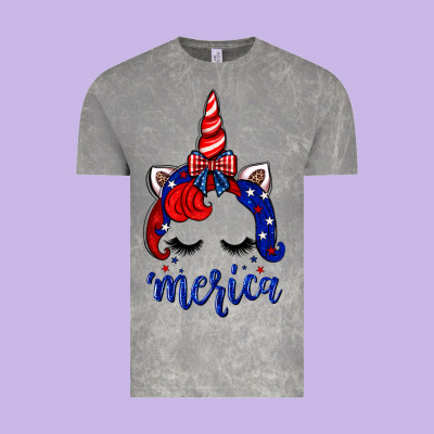 4th Of July Unicorn Vintage Tee Designed By Neo Western