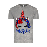 Cloud Rock 4th of July unicorn Vintage Tee - Neo Western