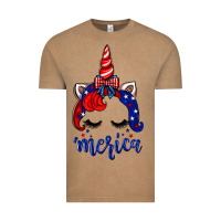 Vintage Coffee 4th of July unicorn Vintage Tee - Neo Western