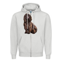 Boykin Spaniel Dog Zipper Hoodie | Teevron