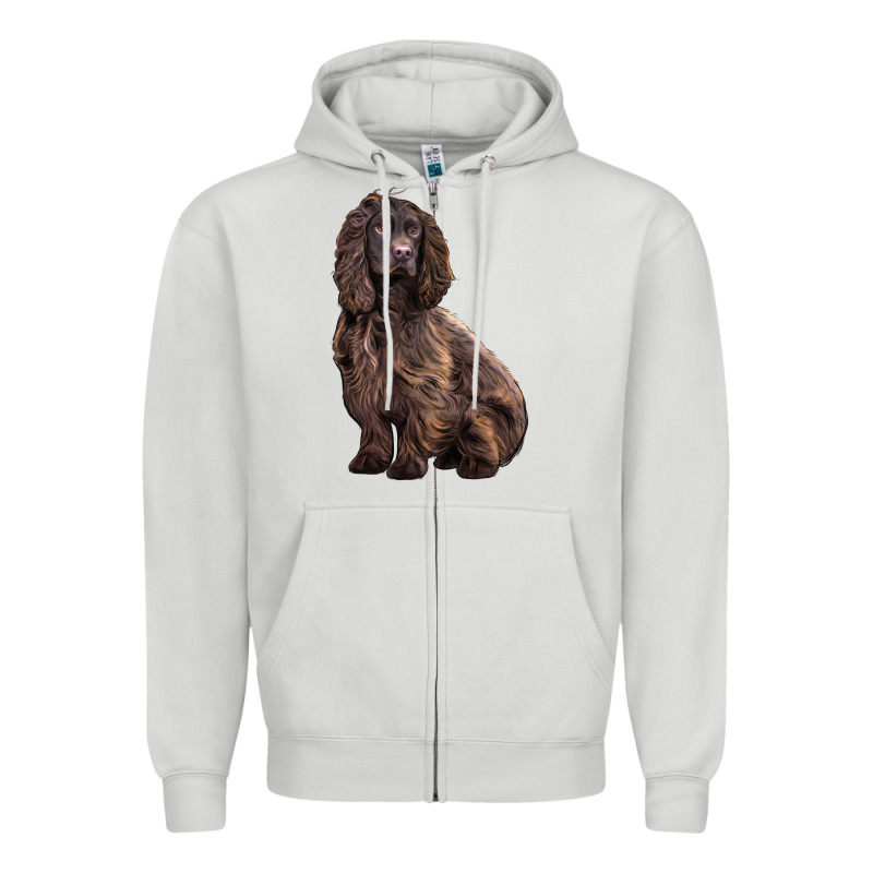Boykin Spaniel Dog Zipper Hoodie by LillyAllenDesigns | Teevron