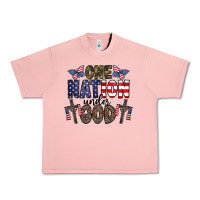 Salmon one nation under god Urban Heavy Tee - CowhideDigitalArt