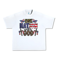 White one nation under god Urban Heavy Tee - CowhideDigitalArt