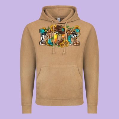 Western Mom Vintage Hoodie Designed By Texasbilliewilder