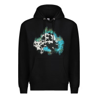 Black cowhide turquoise patch Premium Hoodie - AdoDesignShop