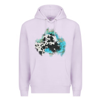 Lilac cowhide turquoise patch Premium Hoodie - AdoDesignShop