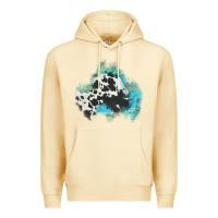 Pina Colada cowhide turquoise patch Premium Hoodie - AdoDesignShop