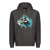 Smoke cowhide turquoise patch Premium Hoodie - AdoDesignShop