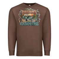 Chestnut runs on dreams and gasoline truck western Premium Sweatshirt - NancyCooperArtShop