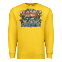 Lemon runs on dreams and gasoline truck western Premium Sweatshirt - NancyCooperArtShop