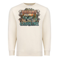Sandshell runs on dreams and gasoline truck western Premium Sweatshirt - NancyCooperArtShop