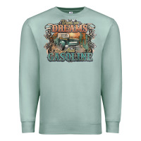 Seafoam runs on dreams and gasoline truck western Premium Sweatshirt - NancyCooperArtShop