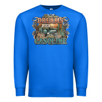 True Royal runs on dreams and gasoline truck western Premium Sweatshirt - NancyCooperArtShop