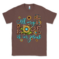 Chestnut all my hope is in jesus Classic Tee - JahusDesignShop