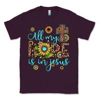 Plum all my hope is in jesus Classic Tee - JahusDesignShop