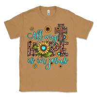 Toasted Coconut all my hope is in jesus Classic Tee - JahusDesignShop