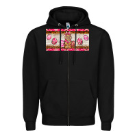 Black pink camouflage egg hunter bunny   license plate Zipper Hoodie - BarkalooDesign